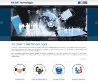 Maktechnologiesllc.com(MAK Technologies LCC) Screenshot