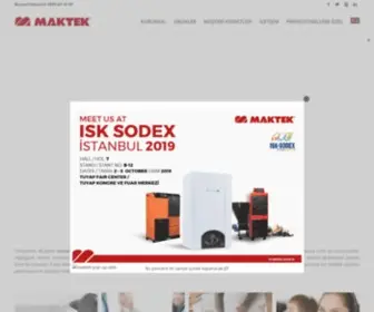 Maktek.com.tr(Kombi & Radyatör & Kazan & Endüstriyel Isıtma Sistemleri) Screenshot