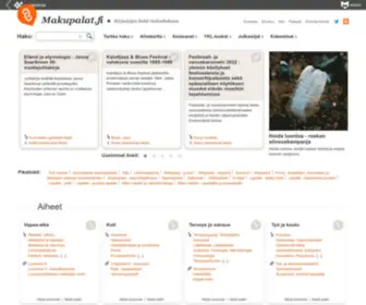 Makupalat.fi(Tiedonhaun lähteet) Screenshot