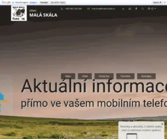 Mala-Skala.cz(Malá Skála) Screenshot