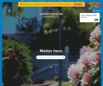 Mala.bc.ca(Vancouver Island University (VIU)) Screenshot