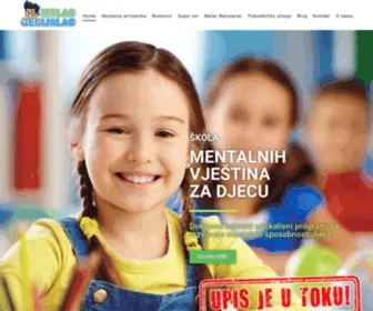 MalacGenijalac.ba(Škola mentalne vještina "MALAC GENIJALAC" nudi sljedeće edukativne programe) Screenshot