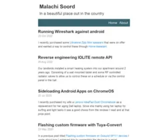 Malachisoord.com(Malachi Soord) Screenshot