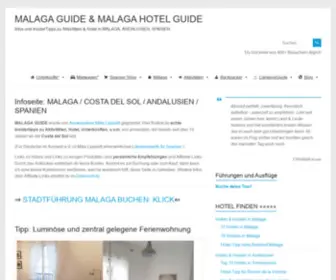 Malagaguide.net(MALAGA) Screenshot