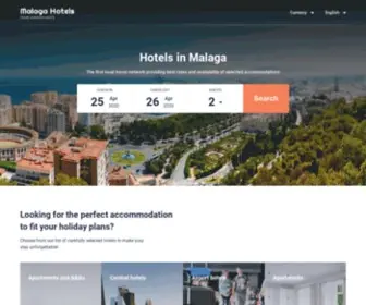 Malagahotels.org(Malaga hotels & apartments) Screenshot