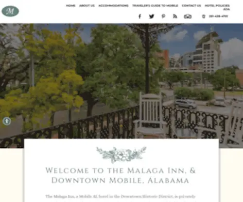 Malagainn.com(Malaga Inn) Screenshot