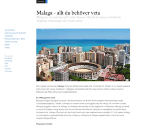 Malagaspanien.se(Malaga) Screenshot