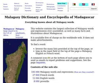 Malagasyword.org(Madagascar) Screenshot