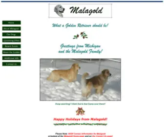 Malagold.com(Malagold Kennels) Screenshot