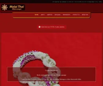 Malai-Thai.com(Experience Ancient Art of Thai Traditional Massage) Screenshot