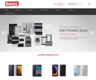 Malaikagroup.in(Home Malaika) Screenshot