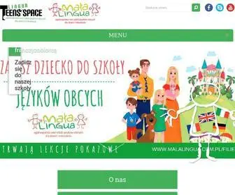 Malalingua.com.pl(Szkoła Językowa dla Dzieci) Screenshot