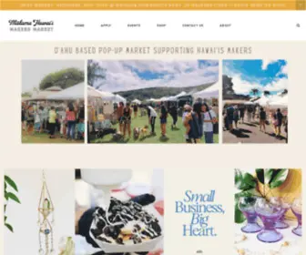 Malamahawaiimarket.com(Malama Hawaii Makers Market) Screenshot