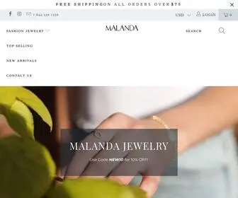 Malandajewelry.com(Malanda Jewelry) Screenshot