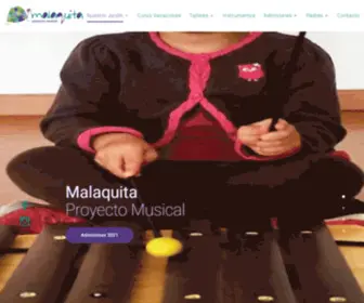 Malaquita.com.co(MALAQUITA PROYECTO MUSICAL) Screenshot