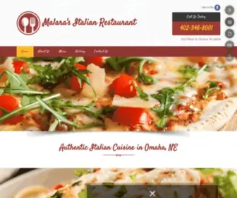 Malarasitalianrestaurant.com(Homemade Italian Food) Screenshot
