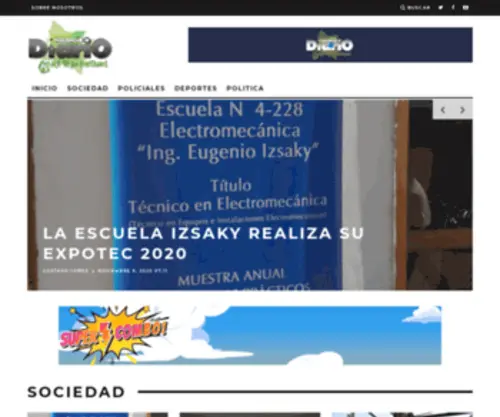 Malargueadiario.com.ar(Malargüe a Diario) Screenshot