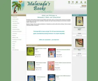 Malasadasbooks.com(Malasada's Books and Collectibles) Screenshot