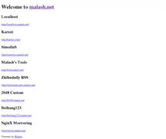 Malash.net(Malash) Screenshot