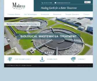 Malatechwater.com(Malatech Water) Screenshot