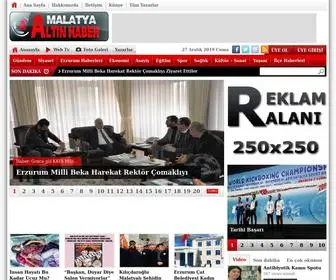 Malatyaaltinhaber.com(Malatya Alt) Screenshot