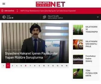 Malatyahabernet.com(Malatya Haber) Screenshot