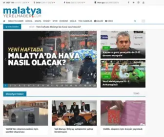 Malatyayerelhaber.com(Malatya Haber) Screenshot