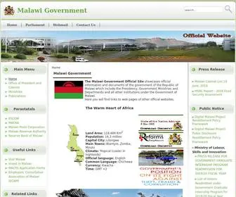 Malawi.gov.mw(Malawi Government Information and Services) Screenshot