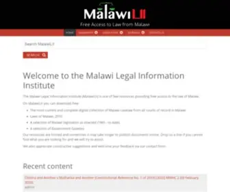 Malawilii.org(Home) Screenshot