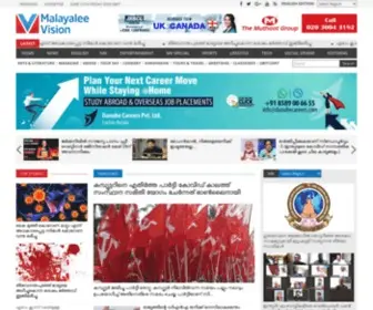 Malayaleevision.com(Malayalee Vision) Screenshot