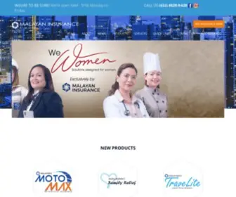 Malayan.com(Malayan Insurance Philippines) Screenshot