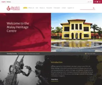 Malayheritage.org.sg(Malay Heritage Centre (MHC)) Screenshot