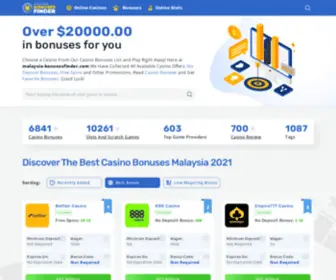 Malaysia-Bonusesfinder.com Screenshot