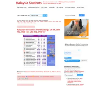 Malaysia-Students.com(Malaysia Scholarships 2020 Free SPM Tips UPSR PT3 STPM by Malaysia Students) Screenshot