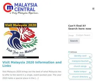 Malaysiacentral.com(Malaysia central (id)) Screenshot
