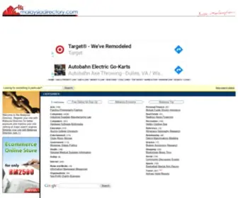 Malaysiadirectory.com(Malaysia Directory) Screenshot