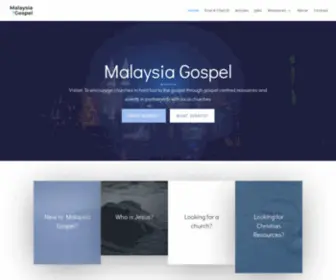 Malaysiagospel.org(Malaysia Gospel) Screenshot