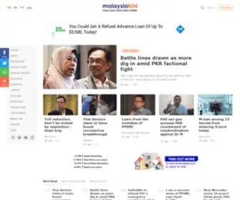 Malaysiakini.com(Malaysiakini) Screenshot