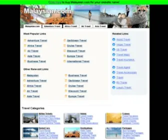 Malaysian.com(The Leading Malaysian Site on the Net) Screenshot