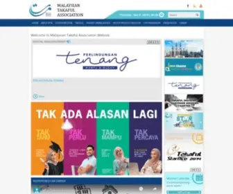 Malaysiantakaful.com.my(Malaysian Takaful Association) Screenshot