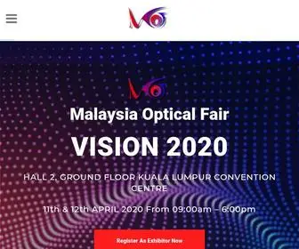 Malaysiaopticalfair.my(Malaysia Optical Fair 2020) Screenshot