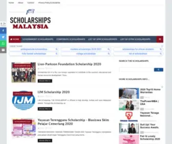 Malaysiascholarships.my(Scholarships in Malaysia) Screenshot