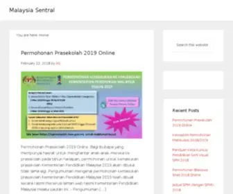 Malaysiasentral.com(Malaysiasentral) Screenshot