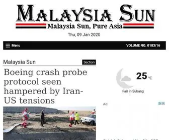 Malaysiasun.com(Malaysia Sun) Screenshot