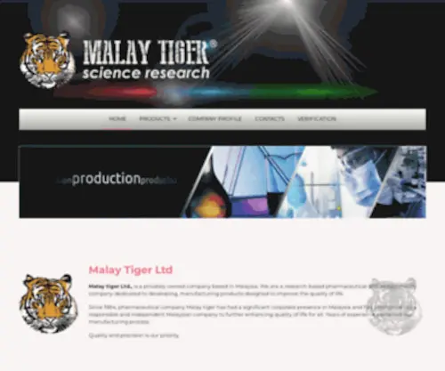 Malaytiger.com(Malay tiger Ltd) Screenshot