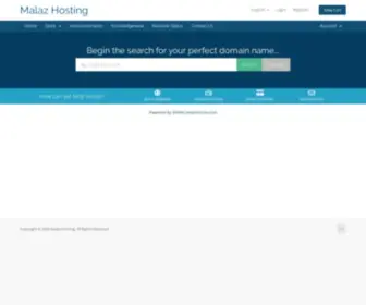 Malazhosting.com(Portal Home) Screenshot