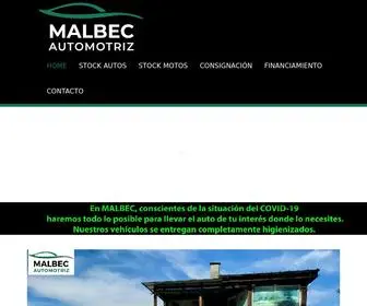 Malbecautomotriz.cl(Malbec Automotriz) Screenshot