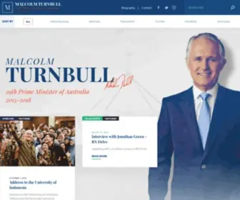 Malcolmturnbull.com.au(Malcolm Turnbull) Screenshot