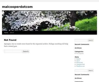 Malcooper.com(Malcooperdotcom) Screenshot