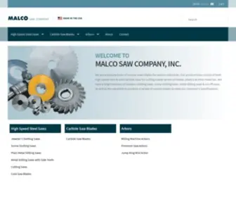 Malcosaw.com(Malco Saw Company) Screenshot